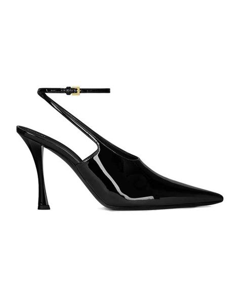 givenchy leather slingback slippers|Show slingbacks in patent leather .